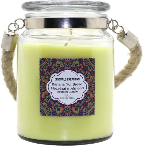 Vista 12 de Creations Dragon's Blood Vela perfumada con mango de cuerda, 18 onzas