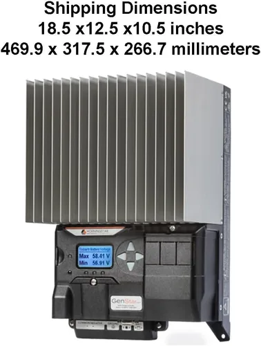 Vista 5 de Morningstar GenStar 60A MPPT, controlador de carga solar con medidor, 200V