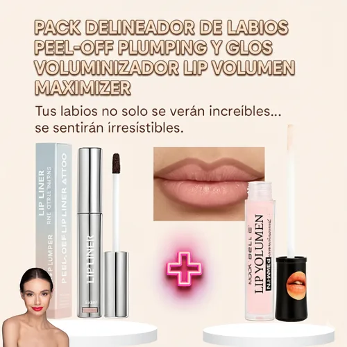 Voluminizador Labios+ Delineador Tinte