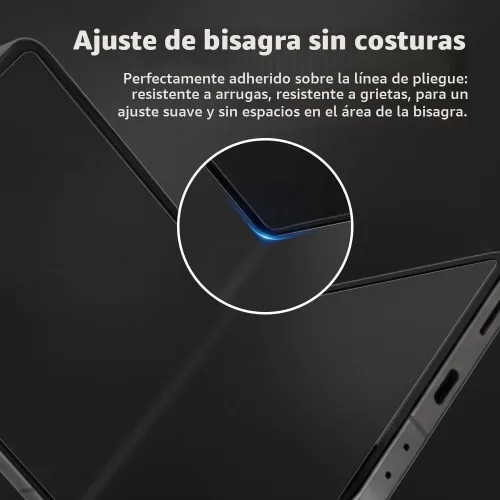 Vista 4 de Protector de pantalla para Samsung Galaxy Z Flip 3 0.18 oz, EPU + TPU, antirreflejos, cubierta completa en el interior + 3 unidades de película