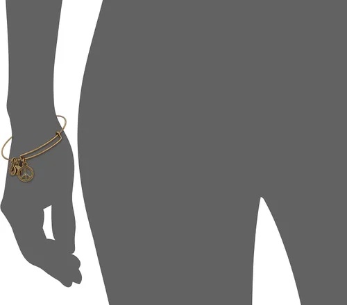 Vista 2 de Alex and Ani Brazalete Bar "World Peace" Pulsera Rafaeliana expandible, 7.75