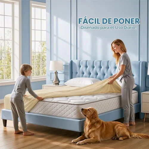 Vista 7 de Utopia Bedding – Protector impermeable de colchón tamaño individual, funda de colchón de terry premium de 200 GSM, transpirable, estilo ajustado