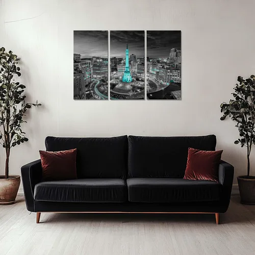 Vista 23 de Arte de pared con puente de Memphis Hernando de Soto, decoración de pared en blanco y negro, paisaje urbano de Tennessee, lienzo, impresión