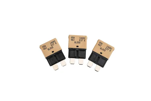 Vista 51 de GLOSO Circuit Breakers E37 Auto (T1) Reset Low Profile ATC/ATO - 1 Pack (3A)