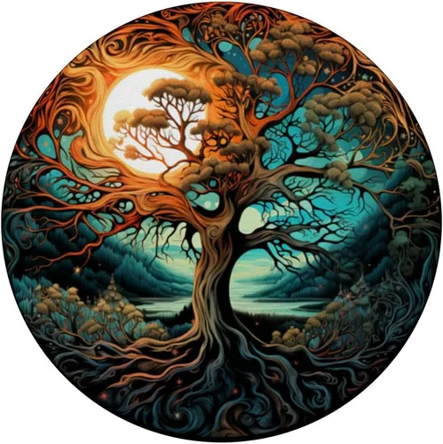 Vista 3 de Yin Yang Árbol de la Vida PopSockets estándar PopGrip