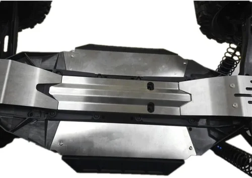 Vista 2 de Camión Acero Inoxidable Chasis Armadura Skid Placa Versión Hueca -5pcs Set para Traxxas X-Maxx XMAXX 6S 8S