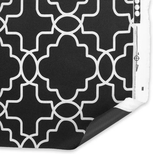 Vista 9 de Tela de lona estampada The Yard, impermeable, para exterior, 60 pulgadas de ancho, 600 denier negro (Tropical Black)