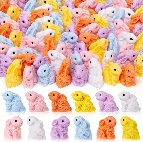 Vista 14 de 18 mini figuras luminosas de panda de resina con 2 bambúes para casa de muñecas
