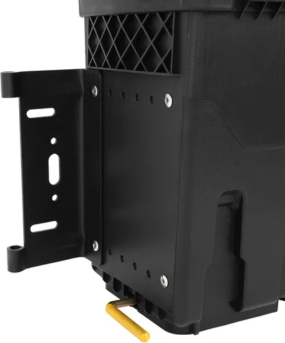 Vista 5 de CCIYU Caja de almacenamiento para caja de camioneta compatible con Toyota para TACOMA 2019-2020, tapa con cerradura lateral del pasajero, caja