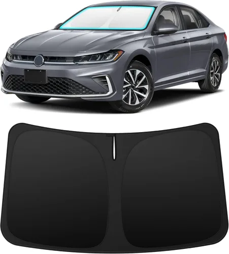 Vista 180 de INSAUTO Accesorios para parasol de parabrisas de ajuste personalizado para Acura RDX 2019-2026, parasol plegable para ventana delantera, reflector