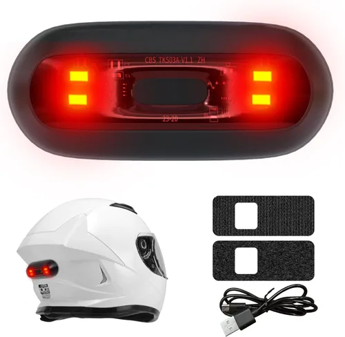 Vista 5 de JAGASOL DOT - Cascos ligeros de cara completa para motocicleta y bicicleta de calle con casco JAGASOL y luz trasera LED