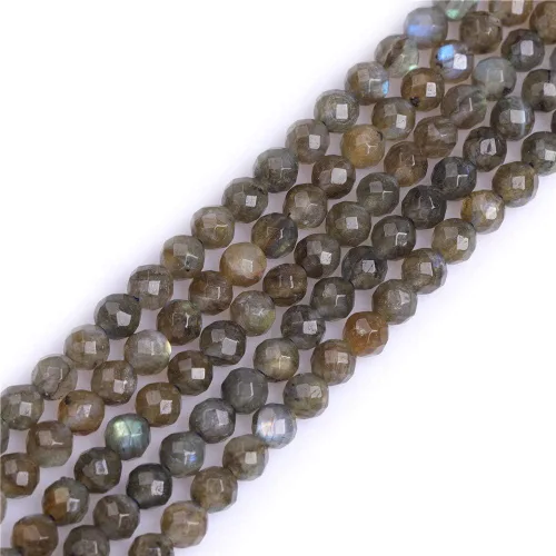 Vista 13 de GEM-Inside - Cuentas sueltas de amatista natural de 0.236 pulgadas (0.236 in), cristal facetado, piedra energética para hacer joyas, 15 pulgadas