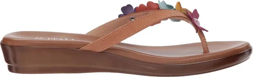 Vista 6 de ITALIAN SHOEMAKERS Emina Sandalias elegantes florales de cuña baja para mujer