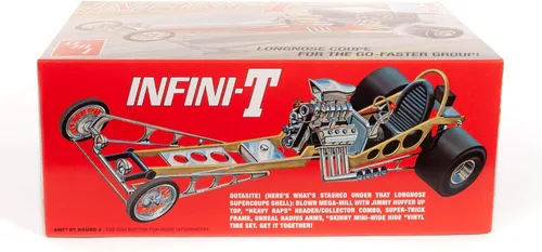 Vista 2 de AMT Infini-T Custom Dragster Kit de modelo a escala 1:25