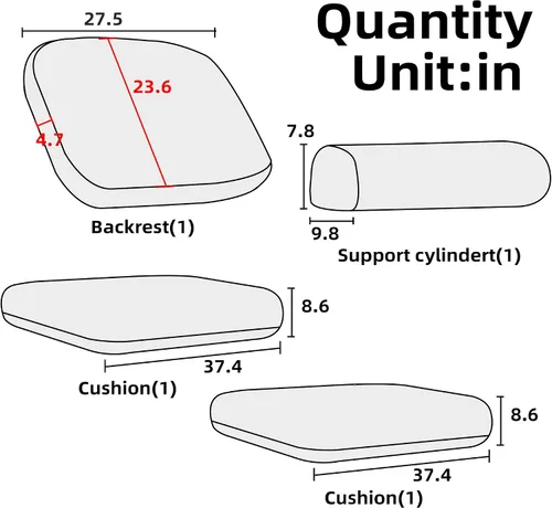 Vista 2 de Sofá puf creativo informal 2024, sofá futón de suelo para sala de estar y sala de estar, colchón modular movible, tapete de juego, sofá para cama