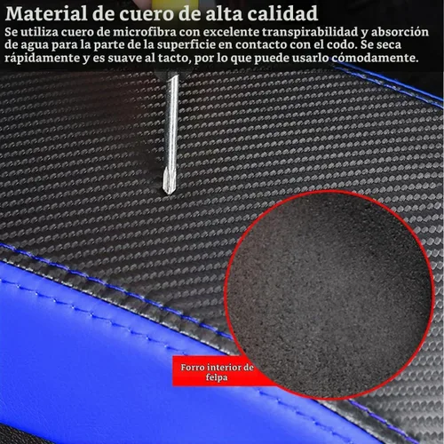 Vista 5 de para Dodge Challenger 2015-2023 Funda para Reposabrazos de Coche Impermeable Almohadillas de Consola Central Fundas de Protección contra Arañazos