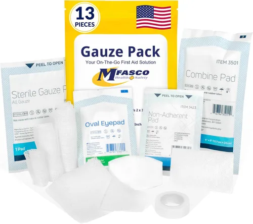 Vista 14 de Kit de primeros auxilios Suministros de recambio Paquete de medicamentos para rellenar kits pequeños o viajar