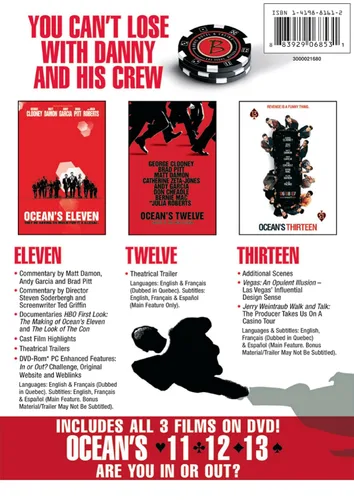 Vista 2 de Ocean's Trilogy (Ocean's Eleven / Ocean's Twelve / Ocean's Thirteen)