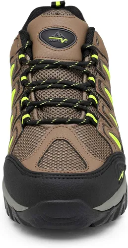 Vista 3 de NORTIV 8 Zapatos de senderismo impermeables para hombre, caña baja, ligeros, para senderismo, campamento, senderismo, senderismo, senderismo