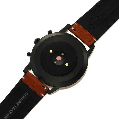 Vista 6 de Fossil Reloj inteligente híbrido Collider HR para hombre con pantalla de lectura siempre encendida frecuencia cardíaca seguimiento de actividad