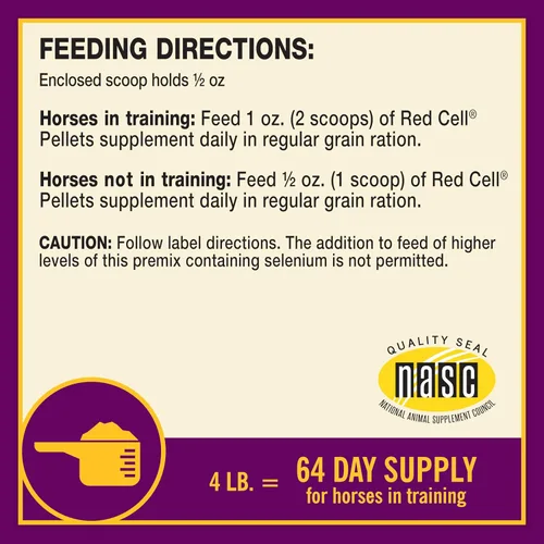 Vista 10 de Farnam Horse Health - Gránulos de glóbulos rojos, suplemento de vitaminas y hierro y minerales para caballos, ayuda a llenar importantes lagunas