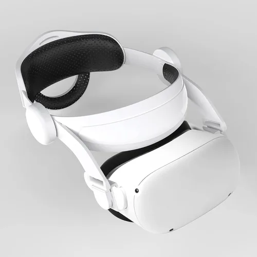 Vista 9 de HUAYUWA Adjustable Head Strap with Head Cushion for Oculus Quest 2 VR Accessories, Replacement for Elite Strap Comfortable Protective Headband