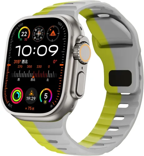 Vista 11 de Correas de silicona deportivas compatibles con Apple Watch Band de 1.929 in, 1.811 in, 1.772 in, 1.732 in, 1.654 in, 1.614 in, 1.575 in, 1.496 in