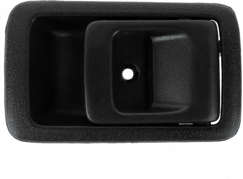 Vista 19 de TRQ Manija de puerta interior delantera izquierda cromada y negra para el lado del conductor compatible con Ford F-150 2012-2014