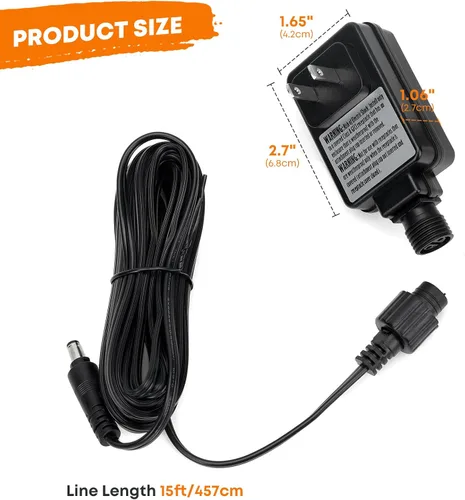 Vista 2 de Stanbroil Adaptador de corriente para Masterbuilt Gravity Series 560/800/1050 XL Power Adapter Replacement for Digital Charcoal Grill – Replaces