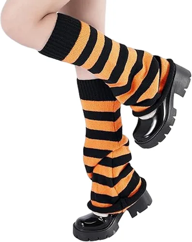 Vista 31 de Sexybody Calentadores de piernas para mujer, Y2K Kawaii con estampado de araña, gótico, Harajuku, Lolita, elegantes y bonitos, calcetines japoneses