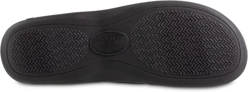 Vista 4 de isotoner Pantuflas con capucha Travis de Microterry y Waffle para hombre