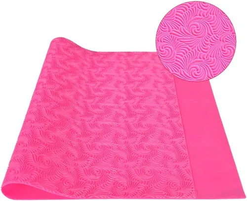 Vista 7 de Alfombrilla de silicona para fondant, molde de encaje de impresión de cocodrilo 22 x 14 Inch Texture Embosser Lace Mat for Cake Decoration