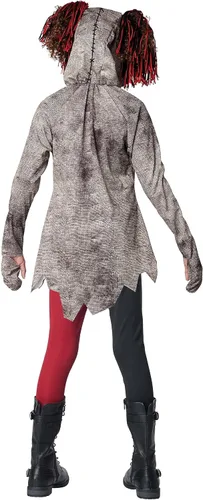 Vista 3 de Girls Voodoo Tunic Dress Costume