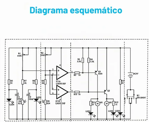 Vista 7 de WHDTS kit de manualidades para construir auto de monitoreo inteligente D2-5, para competencias escolares. 1 Pack-soldadura de seguimiento de coche