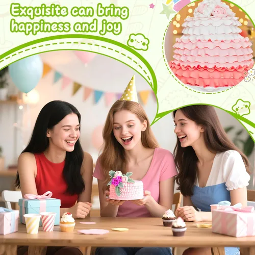 Vista 2 de Suuker Juego de 7 boquillas plisadas para tuberías de falda plisada, boquillas rusas de acero inoxidable, juego de tuberías para fondant