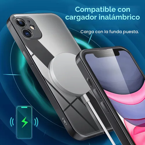 Vista 6 de Supdeal Funda cristalina transparente para iPhone 11, [No se amarillea] [Protección de la cámara] [Probado contra caídas de grado militar] Funda