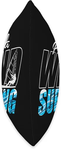 Vista 2 de Freestyle Windsurfer Windsurfing Surfboard Ocean Wave Surf Throw Pillow
