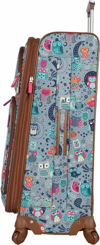Vista 4 de Lily Bloom Juego de equipaje 4 piezas de la colección de maletas con ruedas giratorias para mujer
