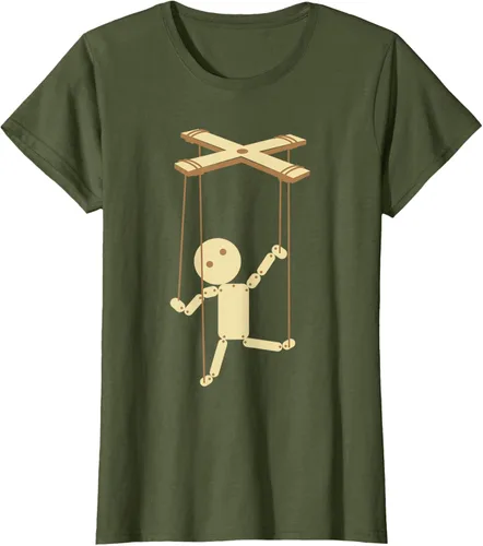 Vista 75 de Puppeteering - Camiseta de marionetas Ventrílocuo de tiriteros, Negro, S