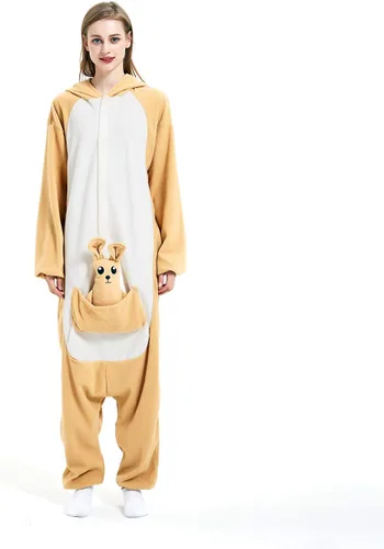 Vista 3 de III HHONS Onesies - Pijama de animales para mujereshombres, disfraz de adulto, Halloween, cosplay, ropa de dormir de Navidad para adolescentes