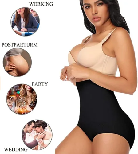 Vista 5 de ShaperQueen 102C Shaper Panty - Cincher de cintura alta para mujer con control de abdomen
