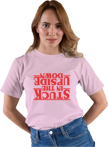 Vista 62 de Go All Out Camiseta para adultos Stuck in The Upside Down