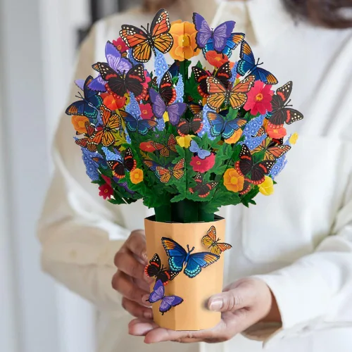 Vista 21 de Lovepop Ramo de Flores de Papel Desenfundable de Todos los Días para Ella y Él - Tarjetas de Felicitación 3D para Niños, Niñas, Hombres, Mujeres