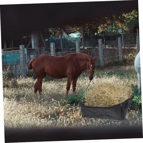 Vista 3 de Red respirable de la bolsa del alimentador de la esquina del alimentador del caballo