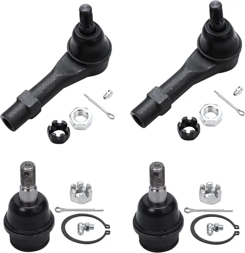 Vista 5 de Detroit Axle - Kit de extremo de 12 piezas para Ford Explorer Mercury Mountaineer 1998-2001 1999 2000, 2 brazos de control delanteros superiores