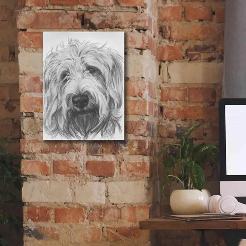 Vista 5 de Epic Graffiti 'Labradootle' de Barbara Keith, arte de pared en lienzo, 12 x 16 pulgadas