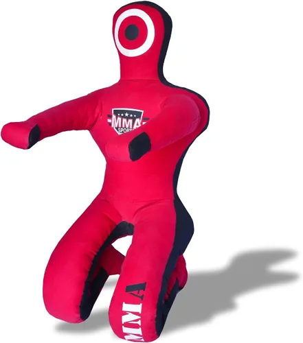 Vista 15 de MMA Deportes Brasileño JIU Jitsu Grappling Sumisión Lanzamiento Maniquí Punzonado Bolsa Pesada Kick Boxing Dummies SIN LLENAR Gris