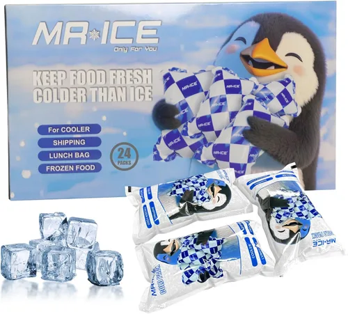 Vista 8 de Paquetes de hielo seco para envío de alimentos congelados - Manta de hielo flexible para enfriadores - Paquetes fríos de envío mantienen