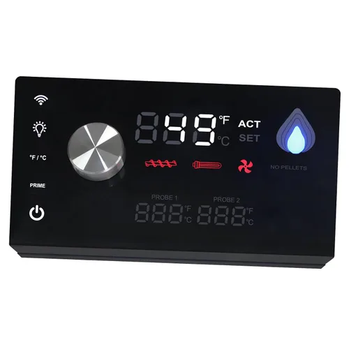 Vista 10 de Repuesto 80042 WiFi PID digital PID piezas para PB2180LK, compatible con Pit Boss Lockhart Platinum Pellet/Smoker Combo Grill, viene con función