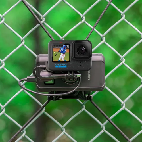 Vista 5 de Suptig Banco de energía con cargador de batería, caja de cargador de batería de 10,000 mAh compatible con GoPro Hero 12, Hero 11, Hero 10, Hero 9